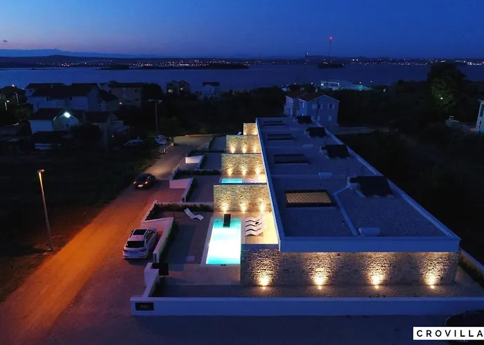 Beautiful In Kraj, Pasman Island With Outdoor Swimming Pool, Wifi And 3 Bedrooms